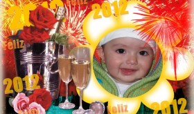 marco para fotos año nuevo