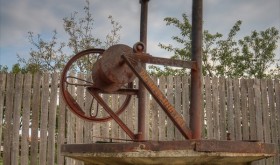 Montaje en un pozo antiguo