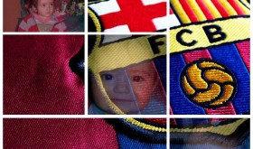 collage escudo del barca