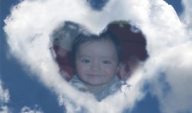 montaje en corazon