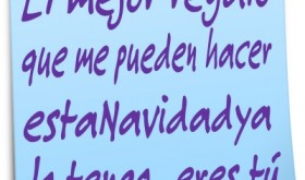 Crear notas con frases de navidad