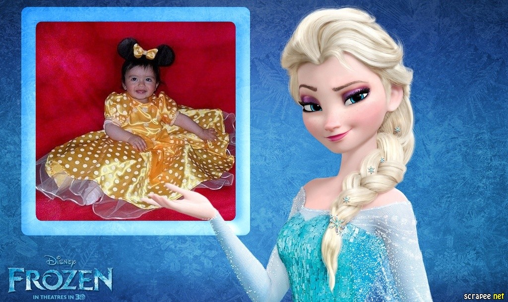 Fotomontaje con Elsa Frozen